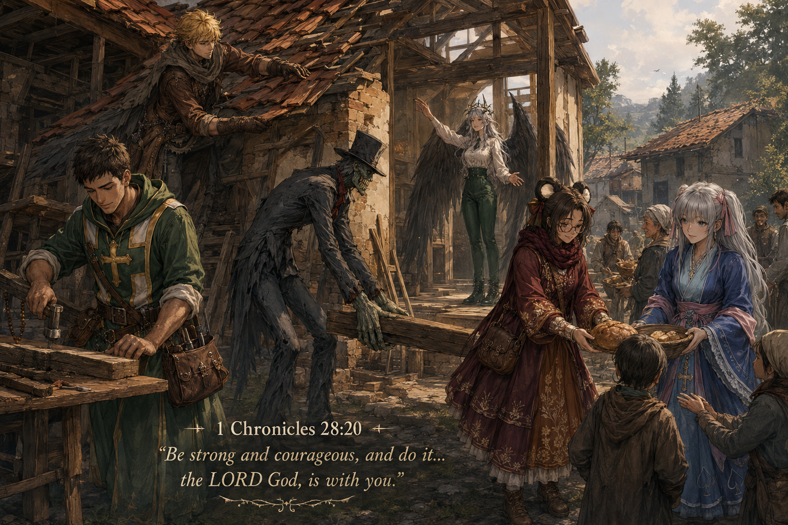 1 Chronicles 28:20
